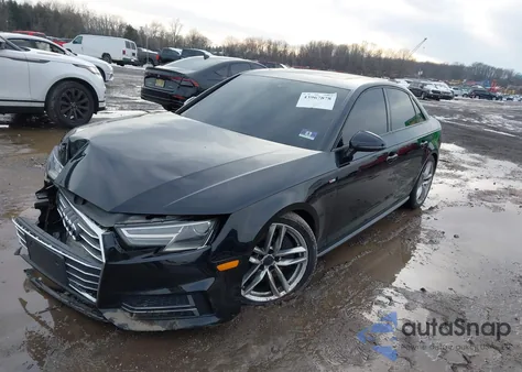 2017 Audi A4 2.0T Season Of Audi Premium from USA, damaged, VIN WAUDNAF44HN053427